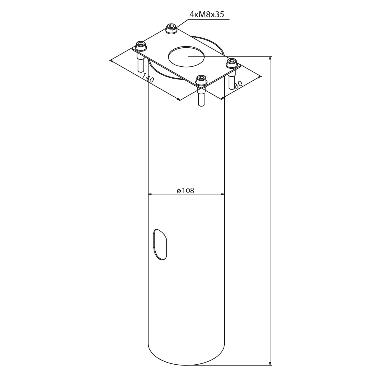 Adapter Norlys till Fundament