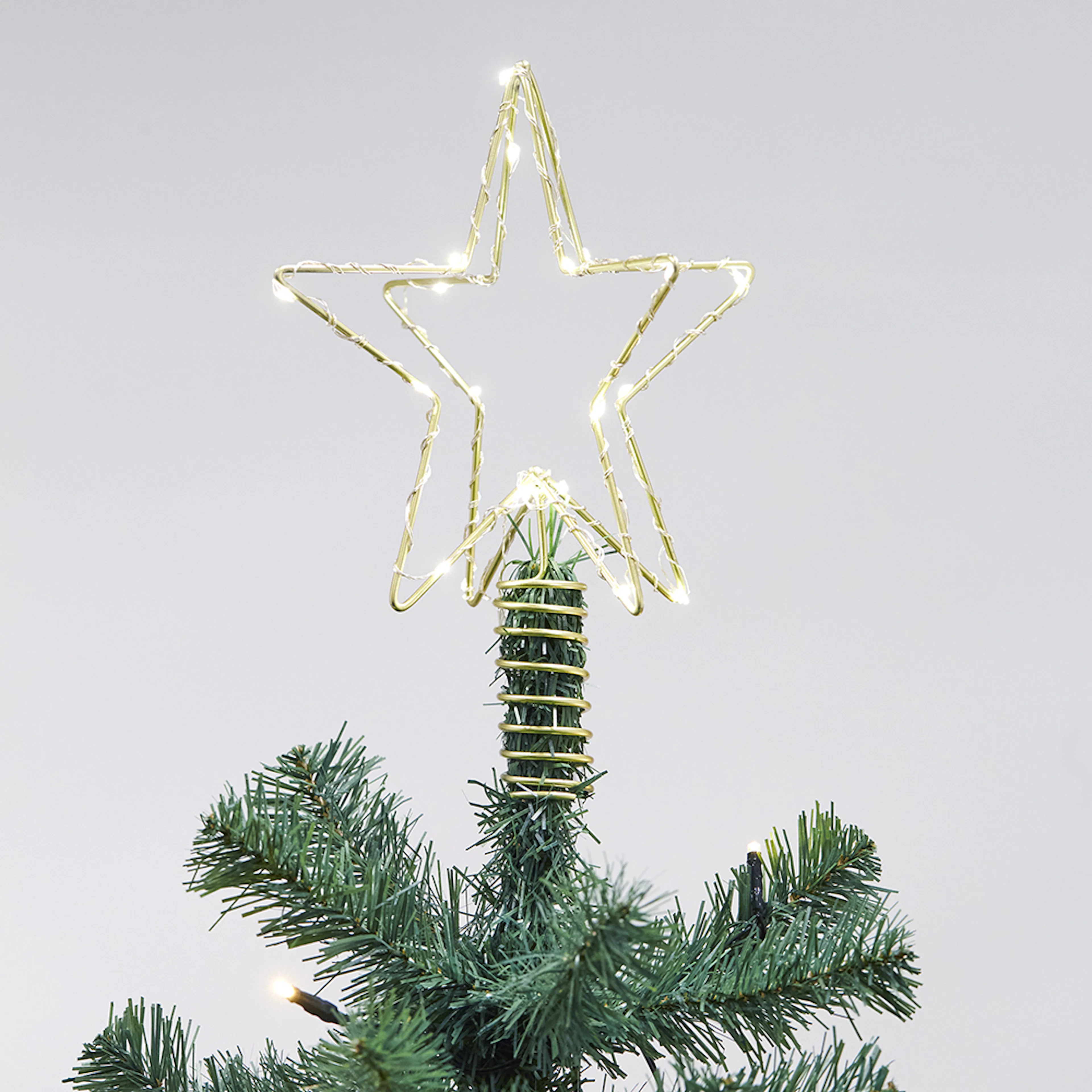 3D-julstjärna Nordic Winter LED