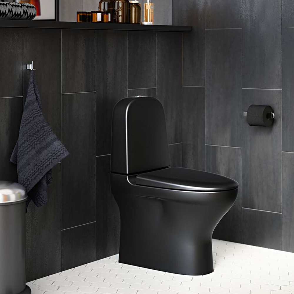 Toalettsits Gustavsberg Estetic 9M10 Mjukstängande Hårdsits