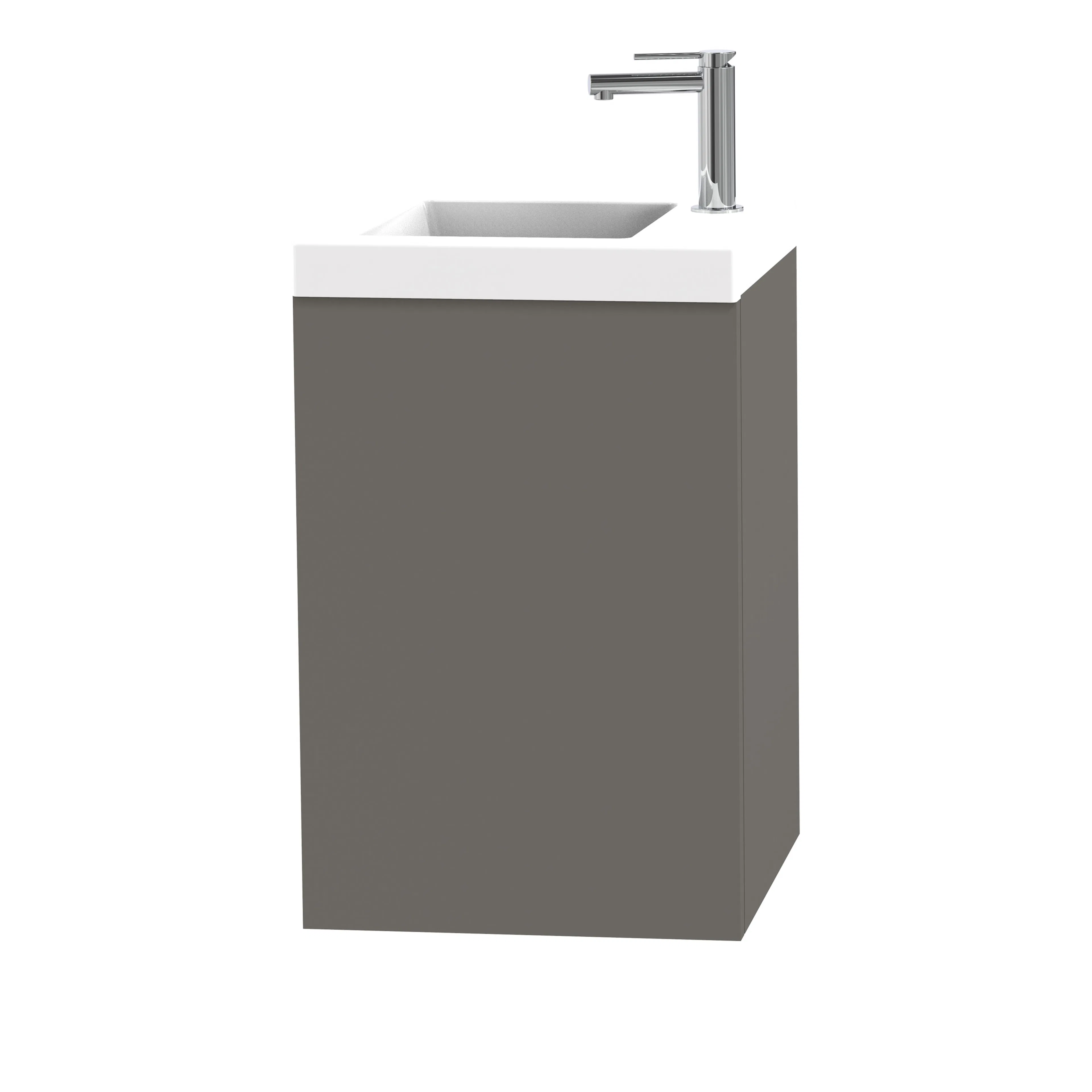 Tvättställsskåp Miller Badrum City 40 för Heltäckande Tvättställ