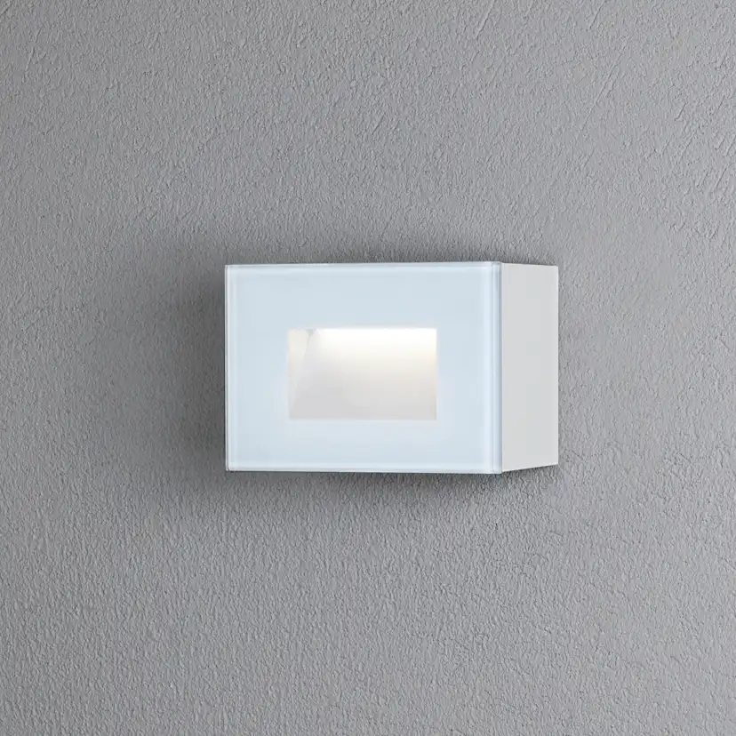 Vägglykta Gnosjö Konstsmide Chieri 4W LED Rektangulär