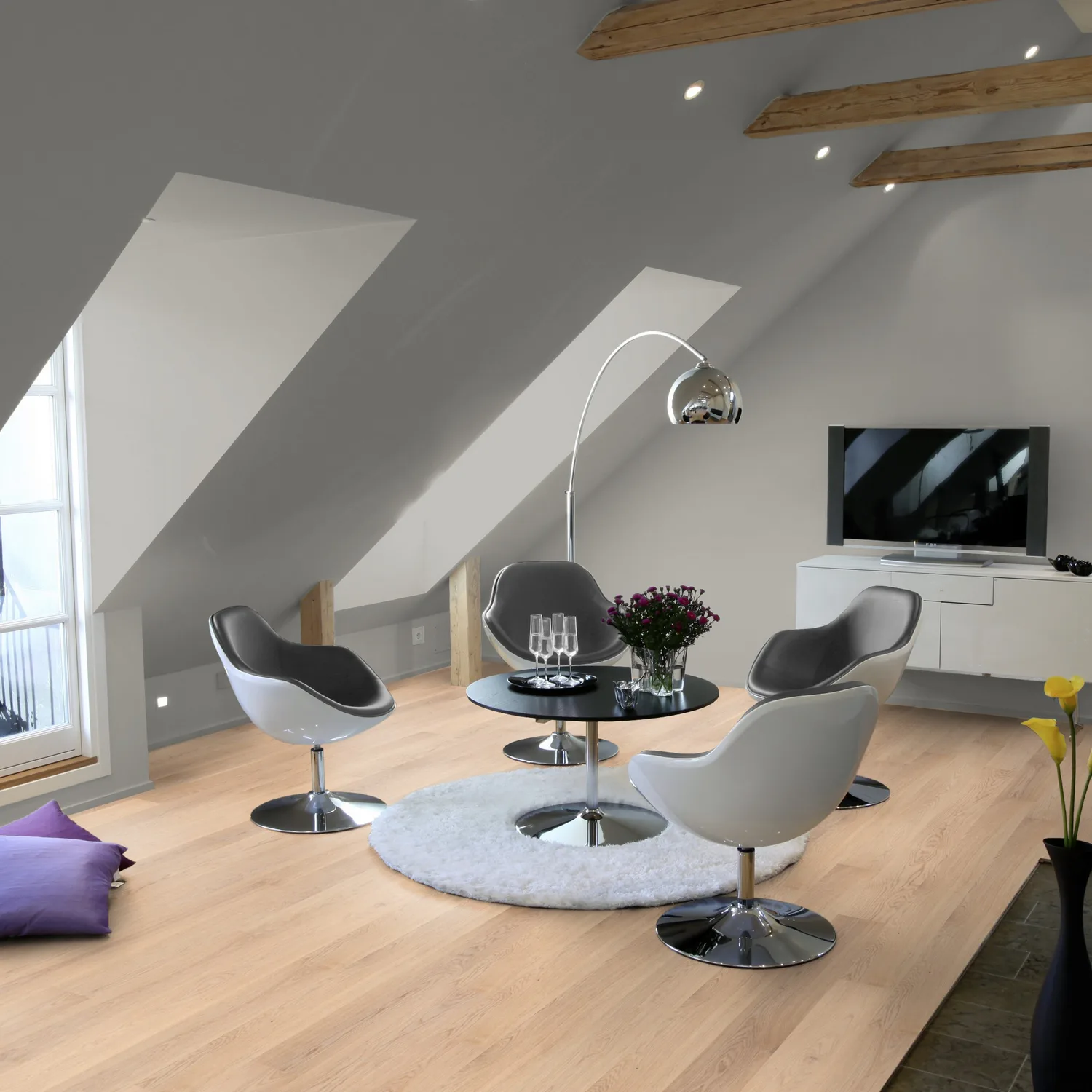 Trägolv Tarkett Grace Ek Soft Skin, Mattlackat 1-Stavs Parkettgolv