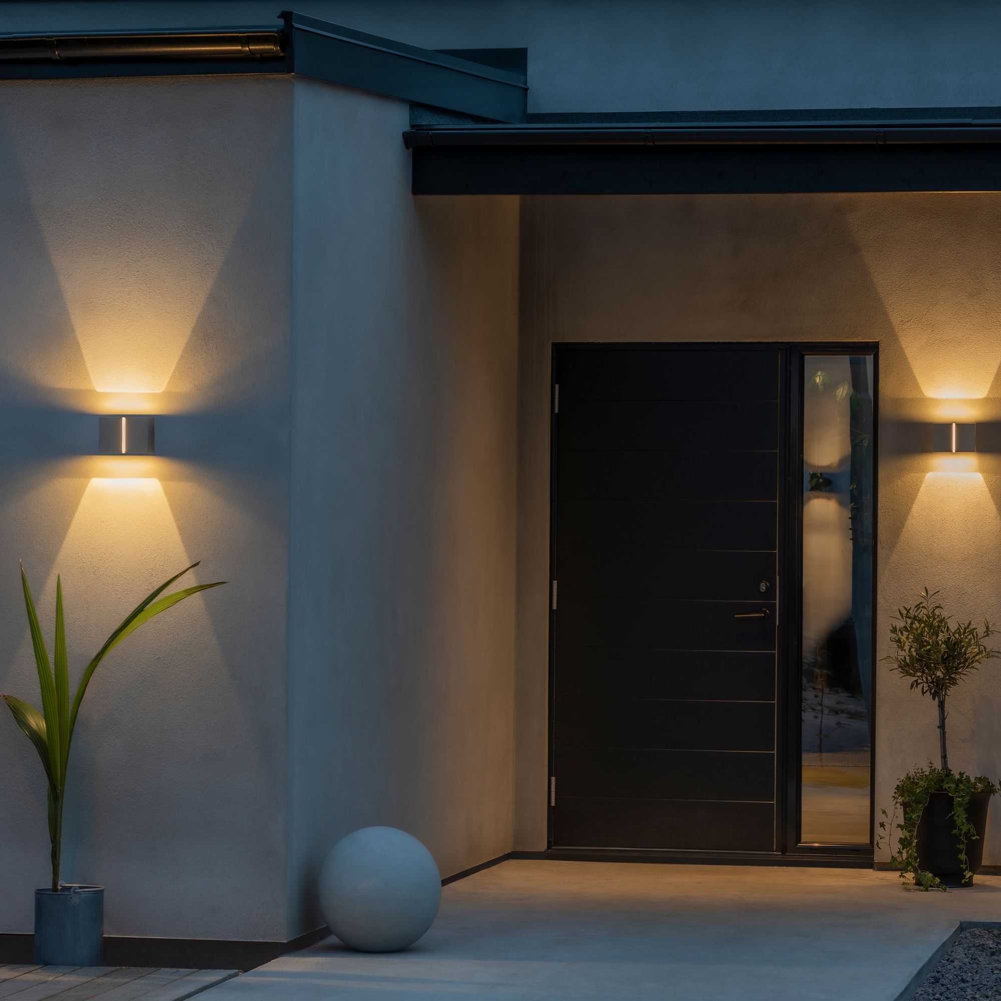 Vägglykta Gnosjö Konstsmide Pavia LED 4x3W