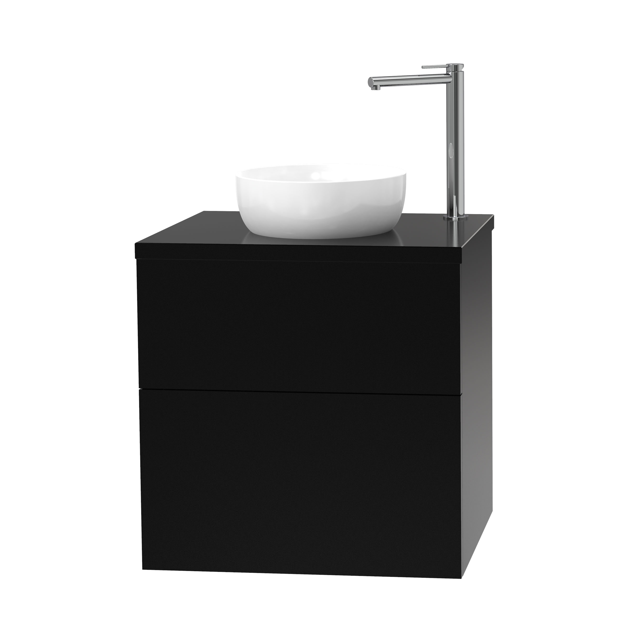 Tvättställsskåp Miller Badrum City 60 för Heltäckande Tvättställ