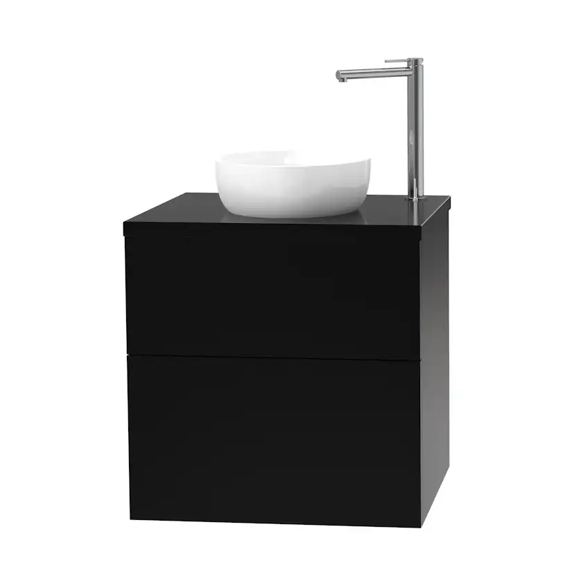 Tvättställsskåp Miller Badrum City 60 för Heltäckande Tvättställ