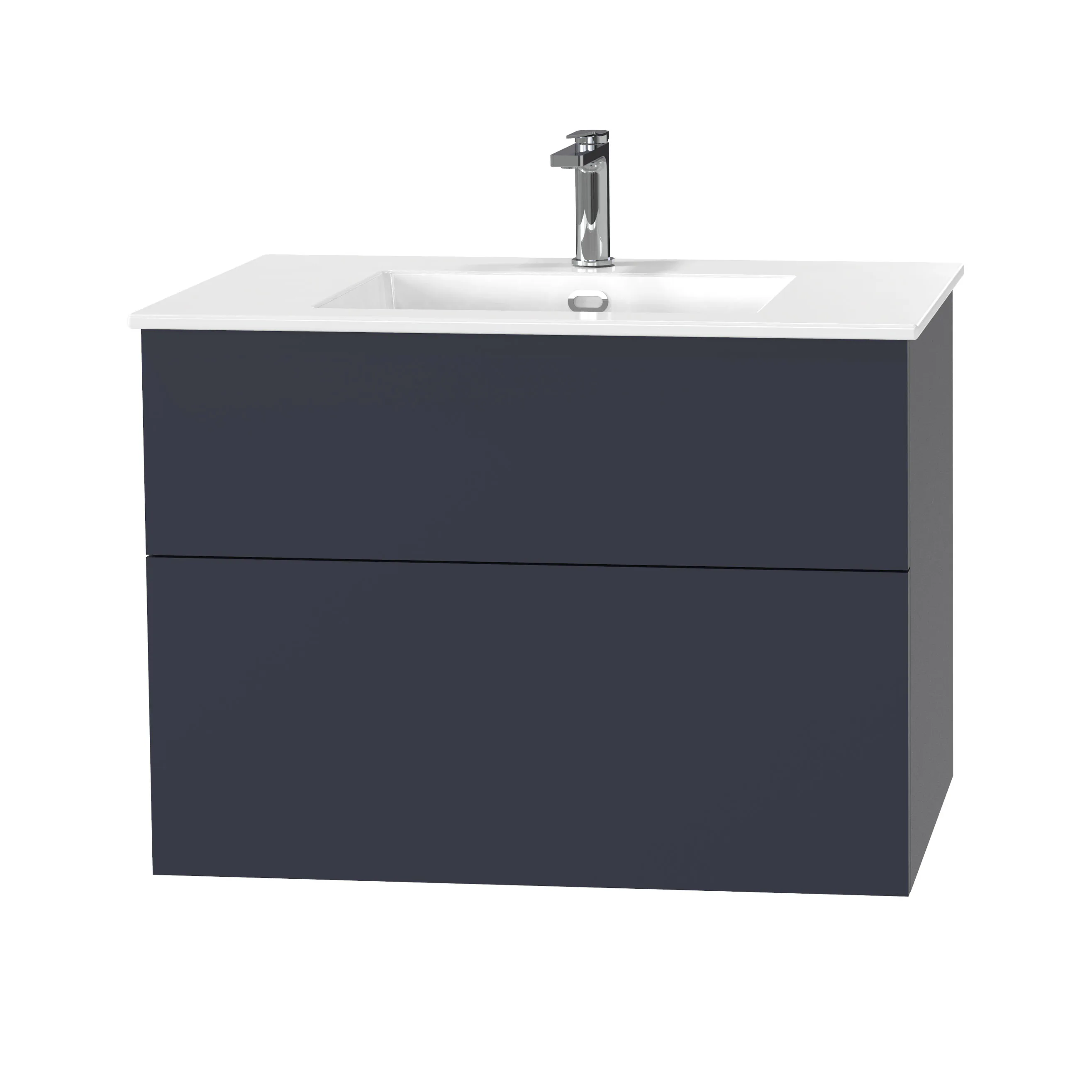 Tvättställsskåp Miller Badrum City 80 för Heltäckande Tvättställ