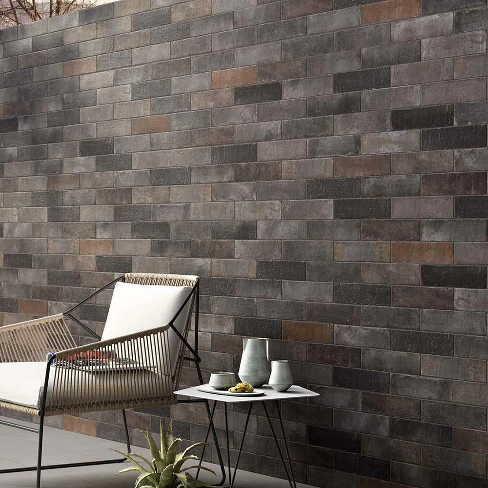 Klinker Lhådös Haga Nero 7x28 cm