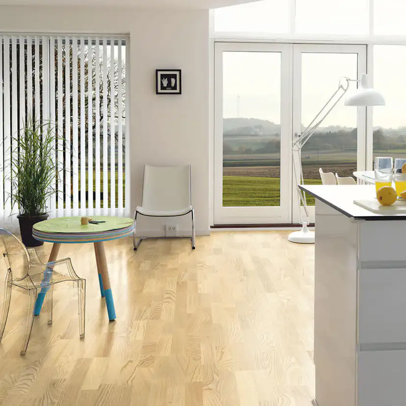 Trägolv Tarkett Pure Ask Natur, Proteco Natura 3-Stavs Parkettgolv