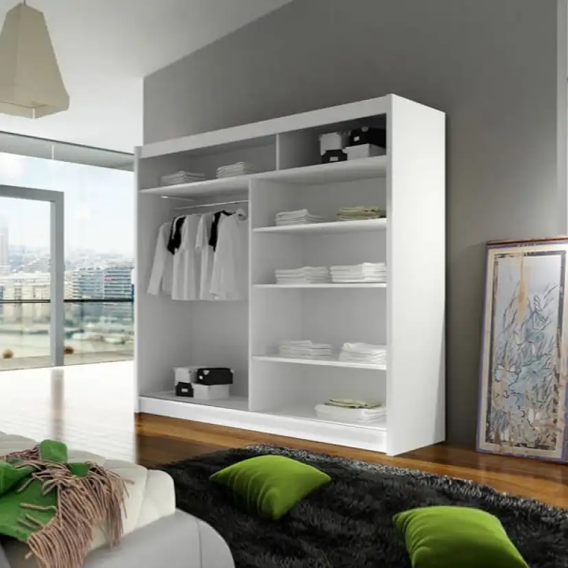 Garderob Scandinavian Choice Prag Skjutdörrar Spegel