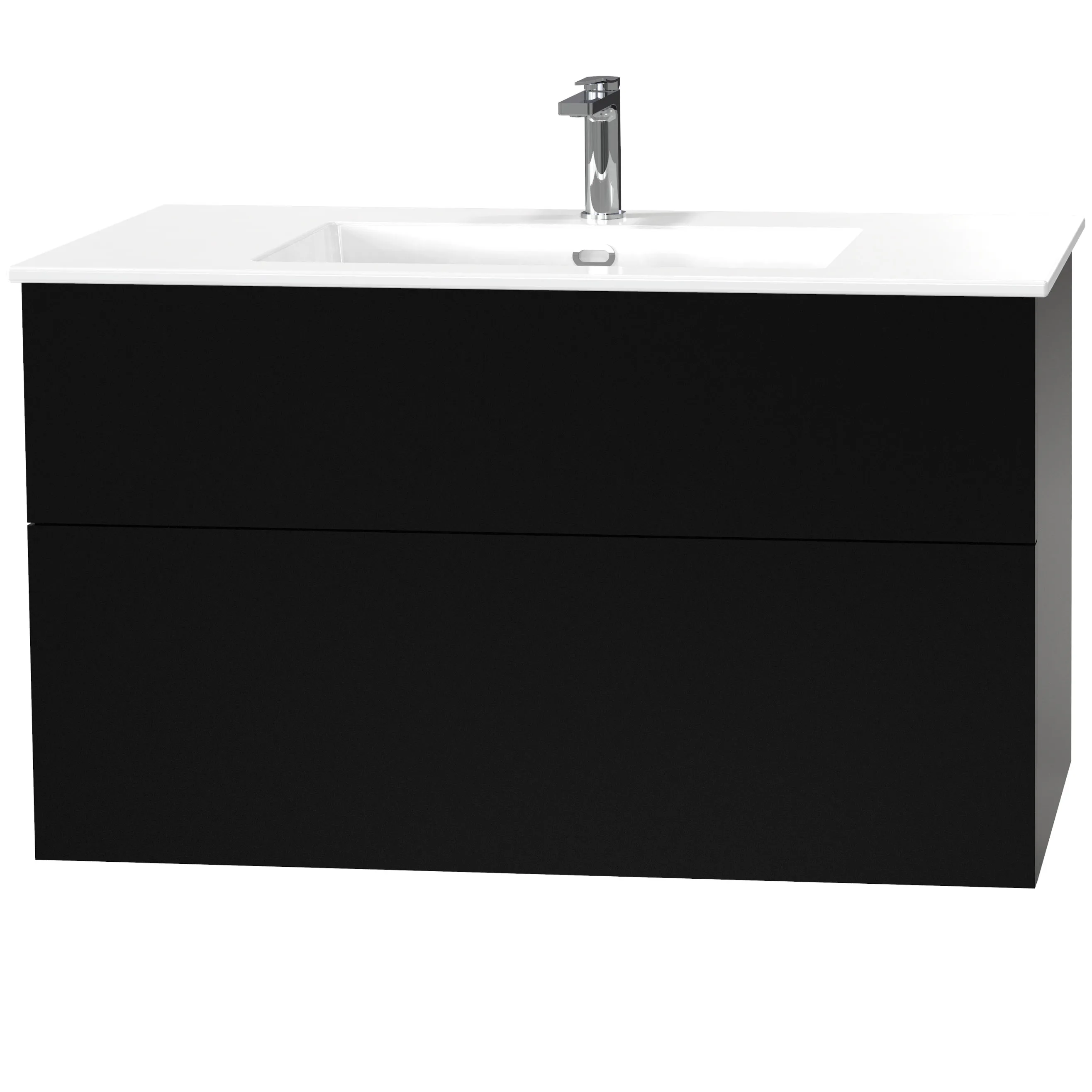 Tvättställsskåp Miller Badrum City 100 för Heltäckande Tvättställ