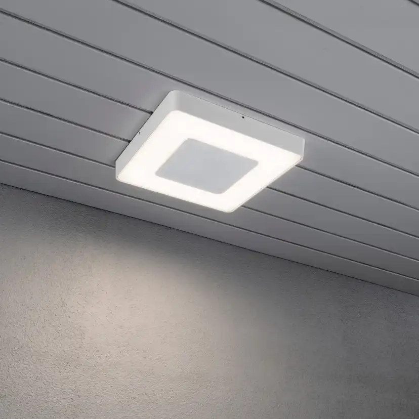 Vägglykta Gnosjö Konstsmide Carrara Square LED med Fjärrkontroll