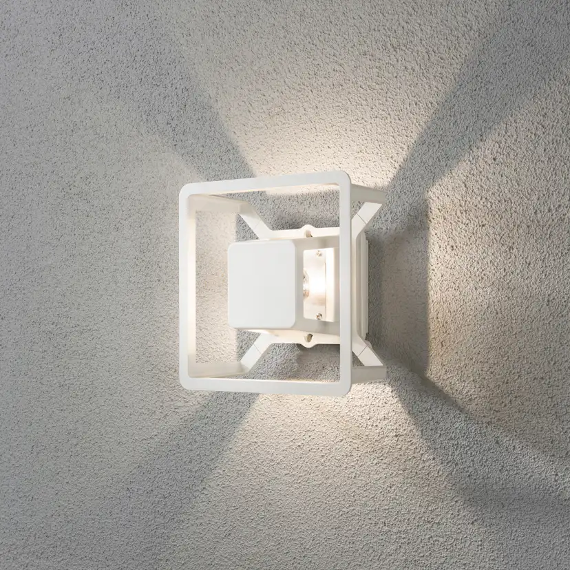 Vägglykta Gnosjö Konstsmide Pescara Ram LED 3W