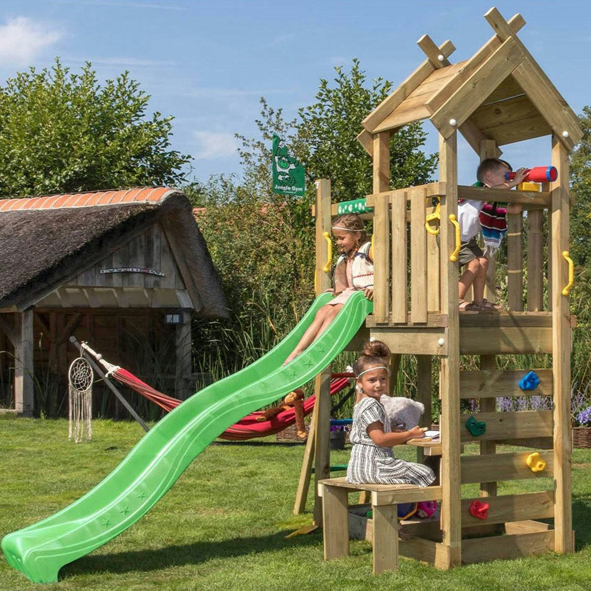 Lektorn Jungle Gym Teepee Rutschkana