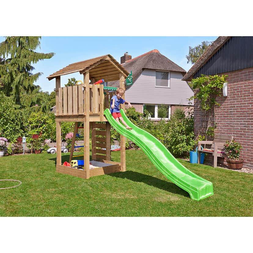 Lektorn Jungle Gym Cottage 2.1 Grön Rutschkana