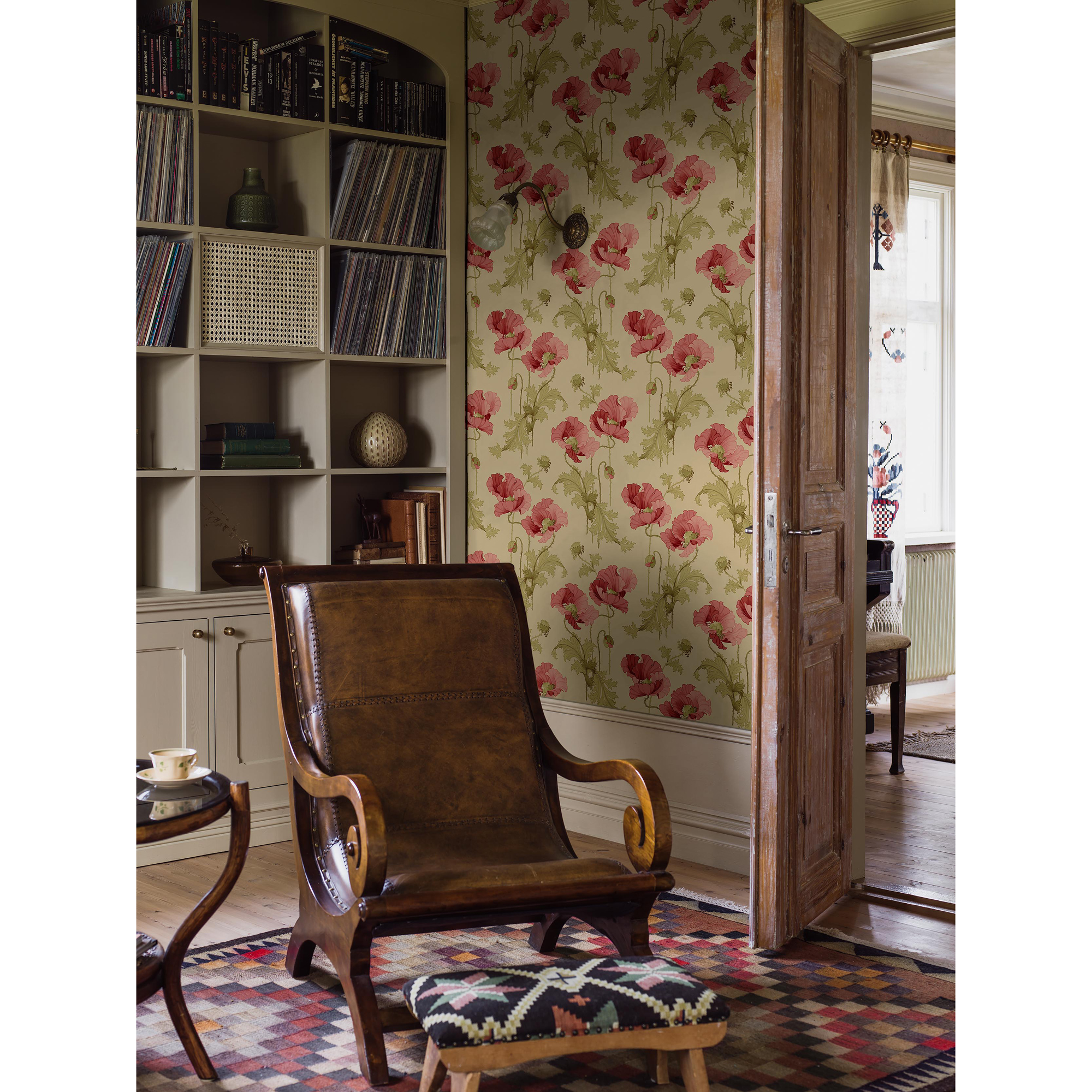 Tapet Boråstapeter Anno II Vallmo 8090