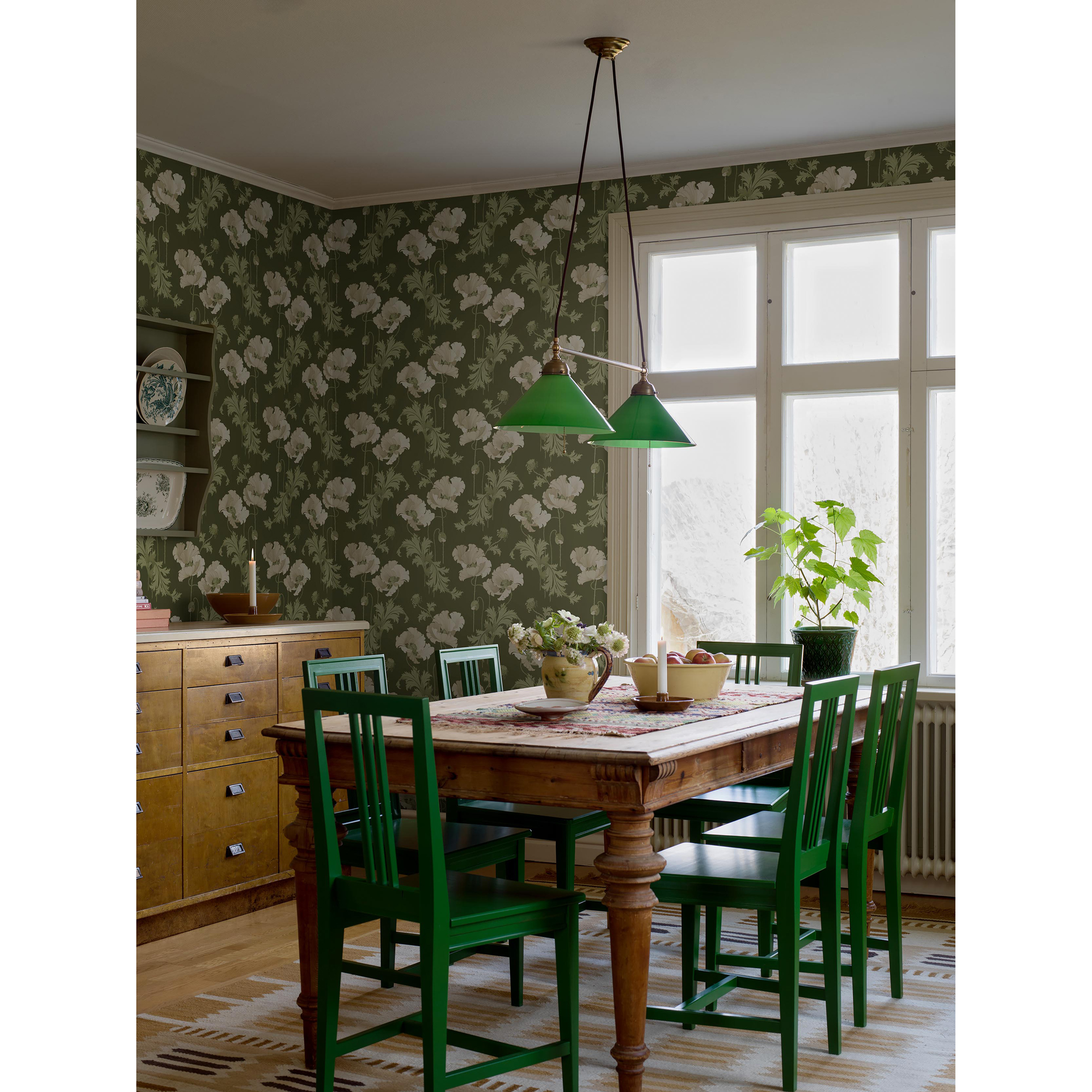 Tapet Boråstapeter Anno II Vallmo 8091