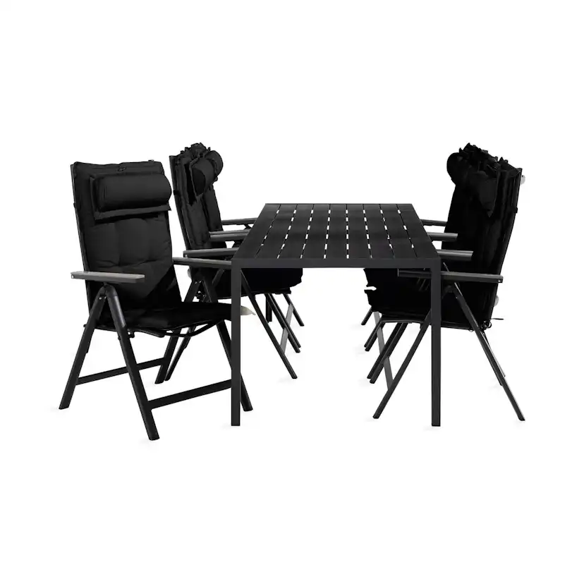 Matgrupp Comfort Garden Tunis Matgrupp Utomhus 90x205 med 6 Monaco Light Stol m Dyna