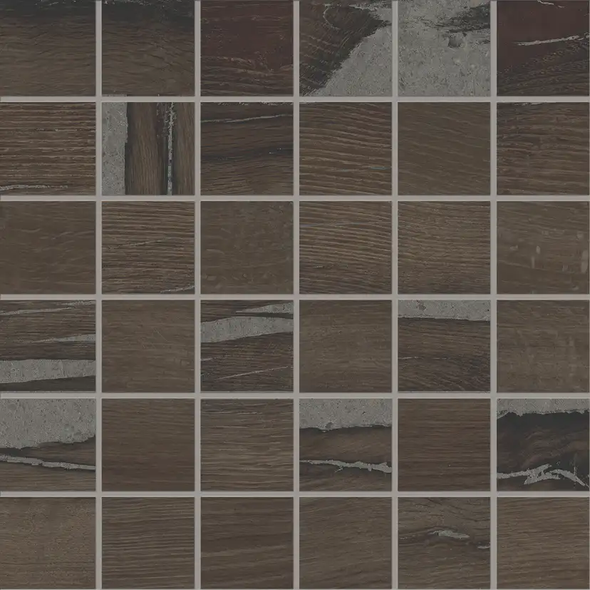 Mosaik Lhådös Trentino Bruciato mosaik 5x5 cm