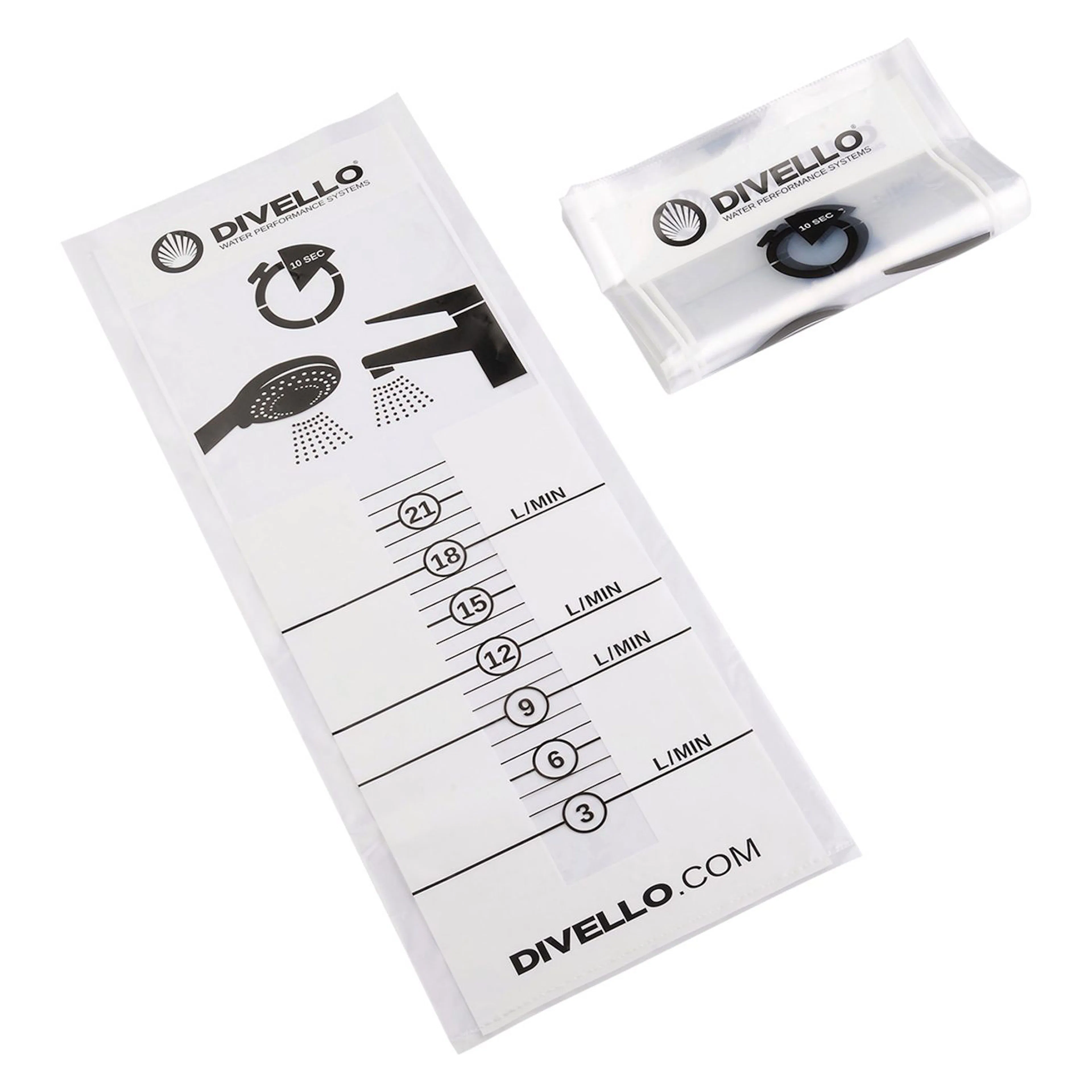Flödesmätarpåse Divello 10-Pack