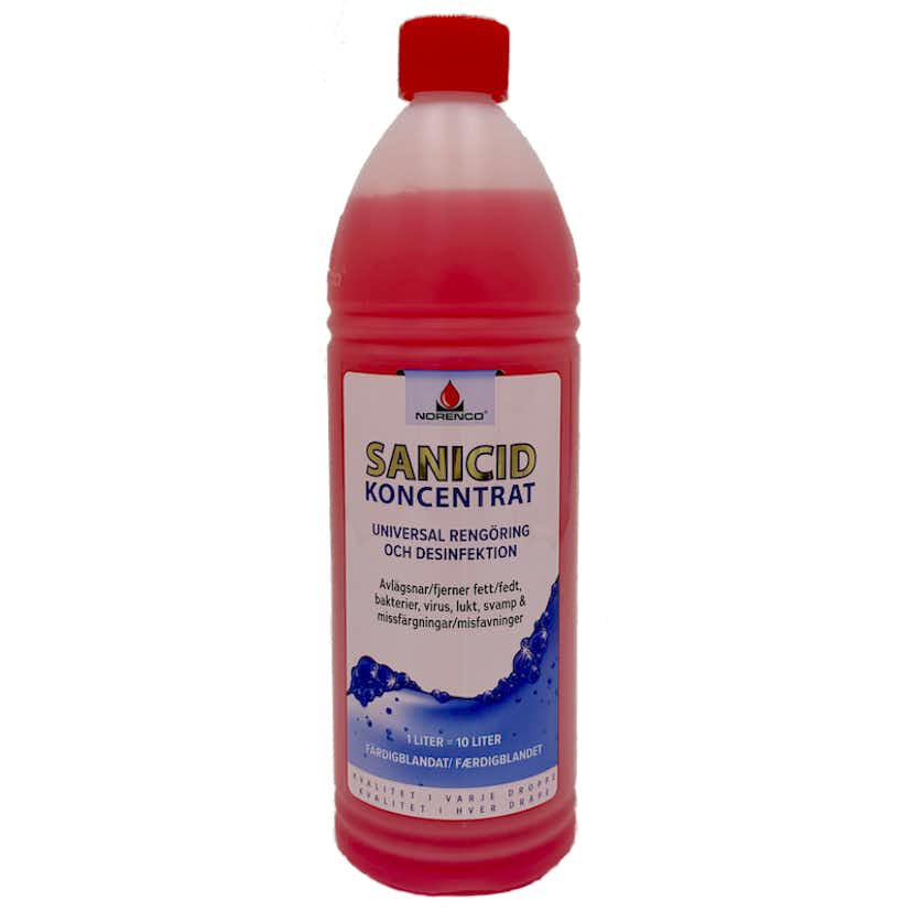Badrumsrengöring Norenco Sanicid Koncentrat 1 L