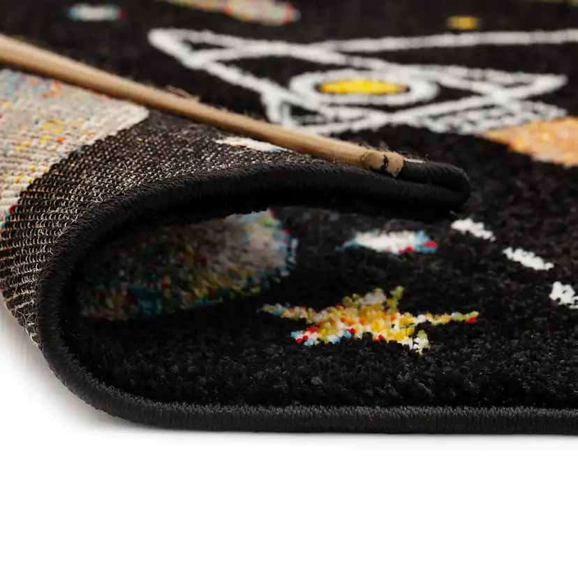 Barnmatta KM Carpets Atlas Space Svart