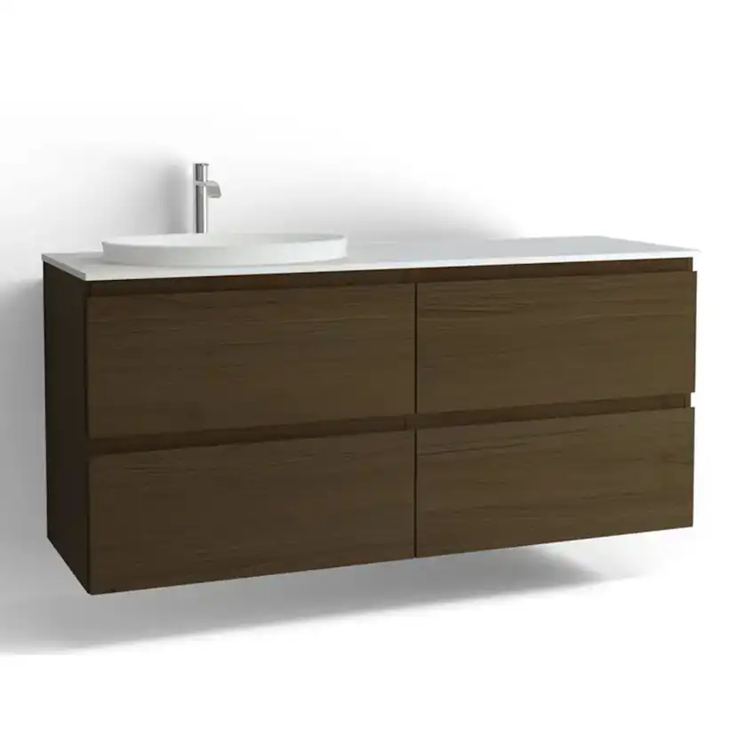 Tvättställsskåp Vedum Flow 1500 med 4 Lådor