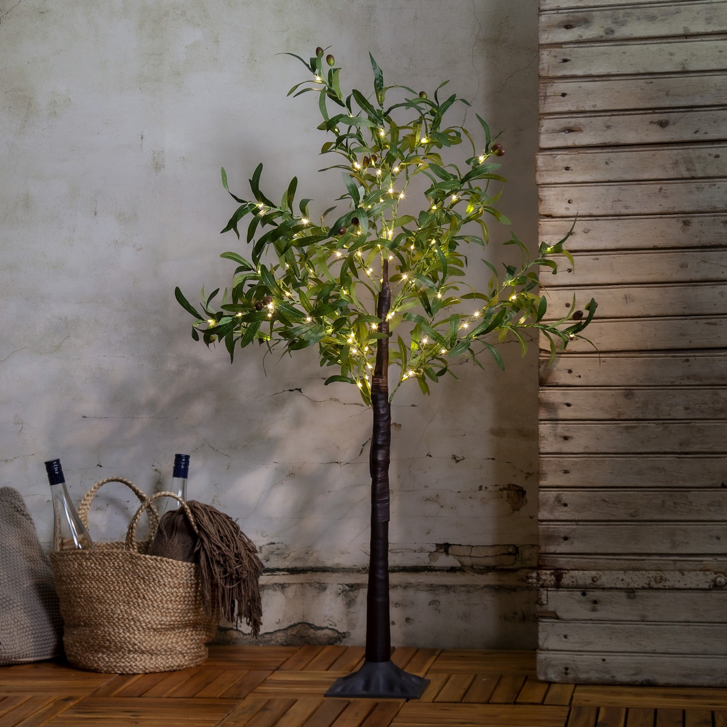 Dekorationstrad Star Trading Olivec Träd LV