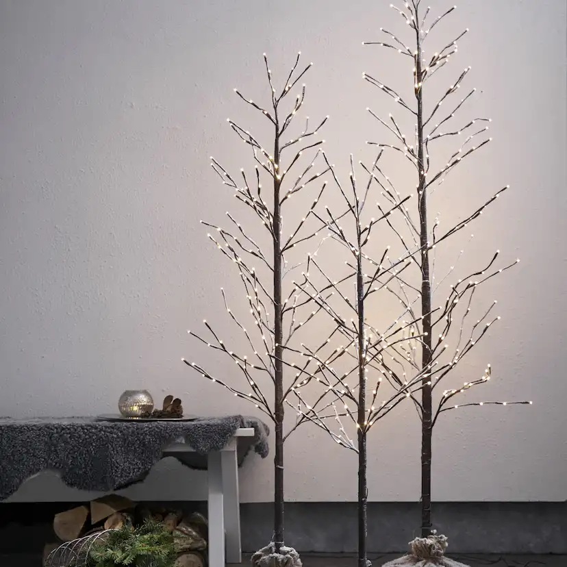 Ljusträd Star Trading Tobby Tree Brun