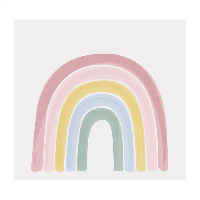 Tapet Little Dutch Rainbow Rosa