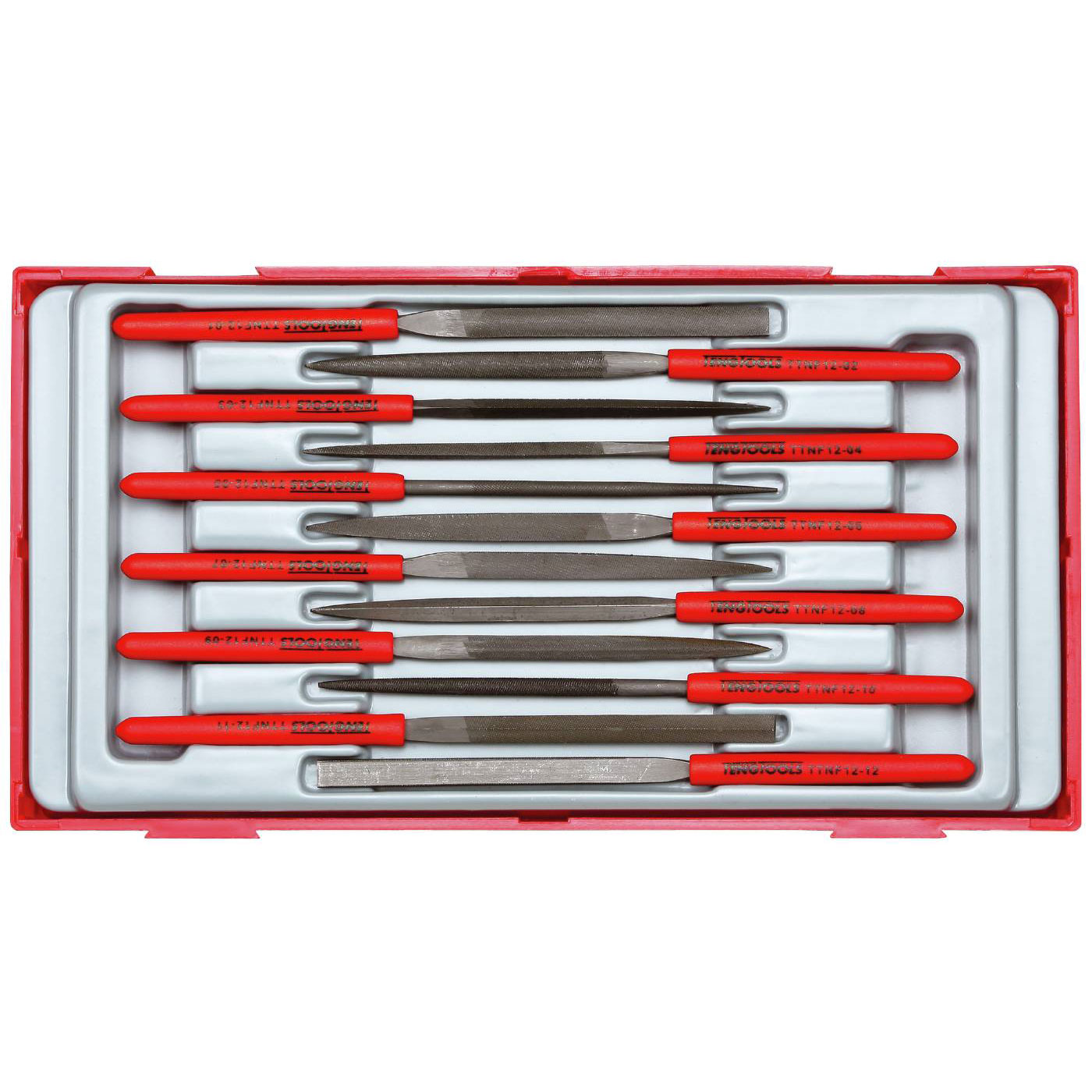 Nålfilssats 12 delar Teng Tools TTNF12