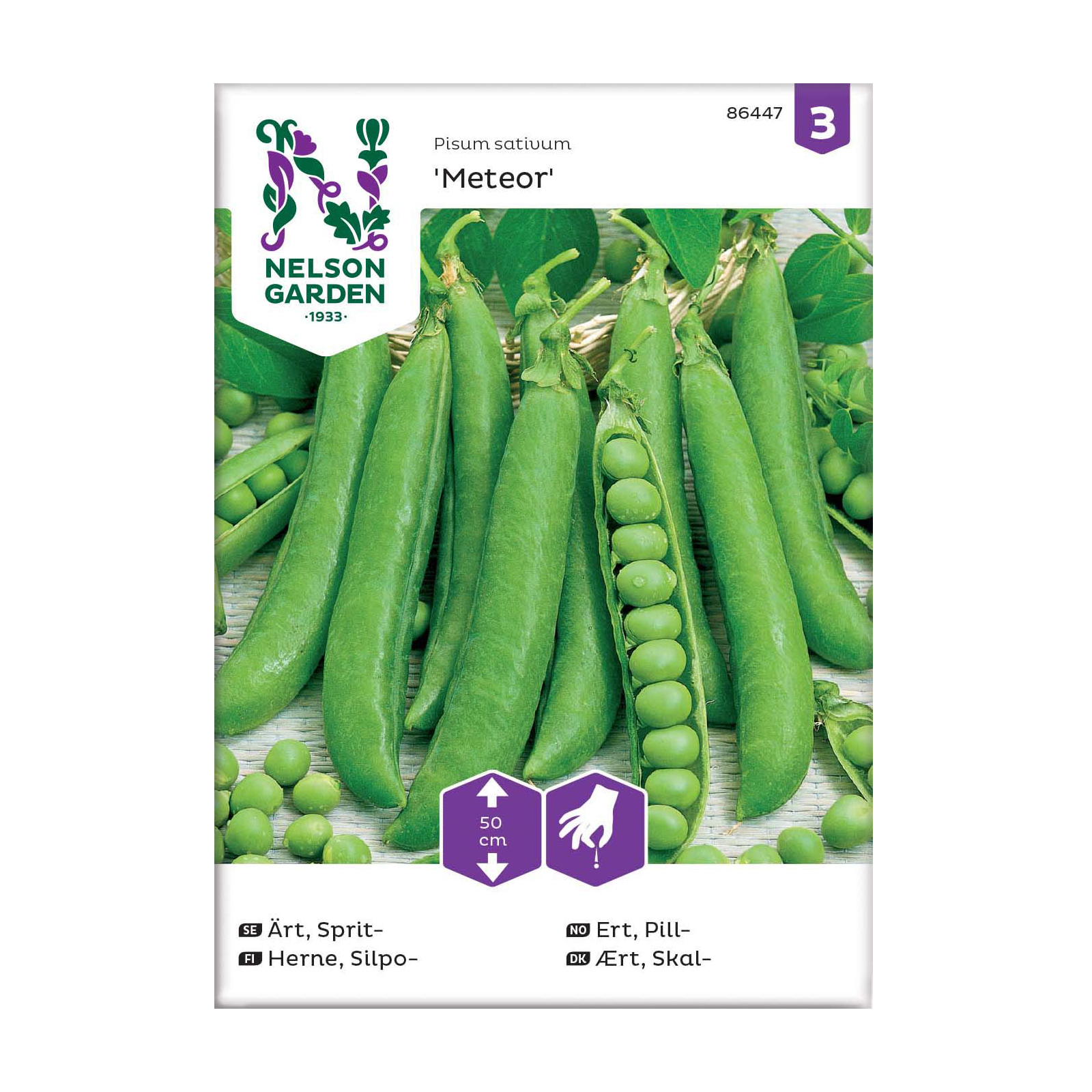 Frö Spritärt Nelson Garden Meteor Låg