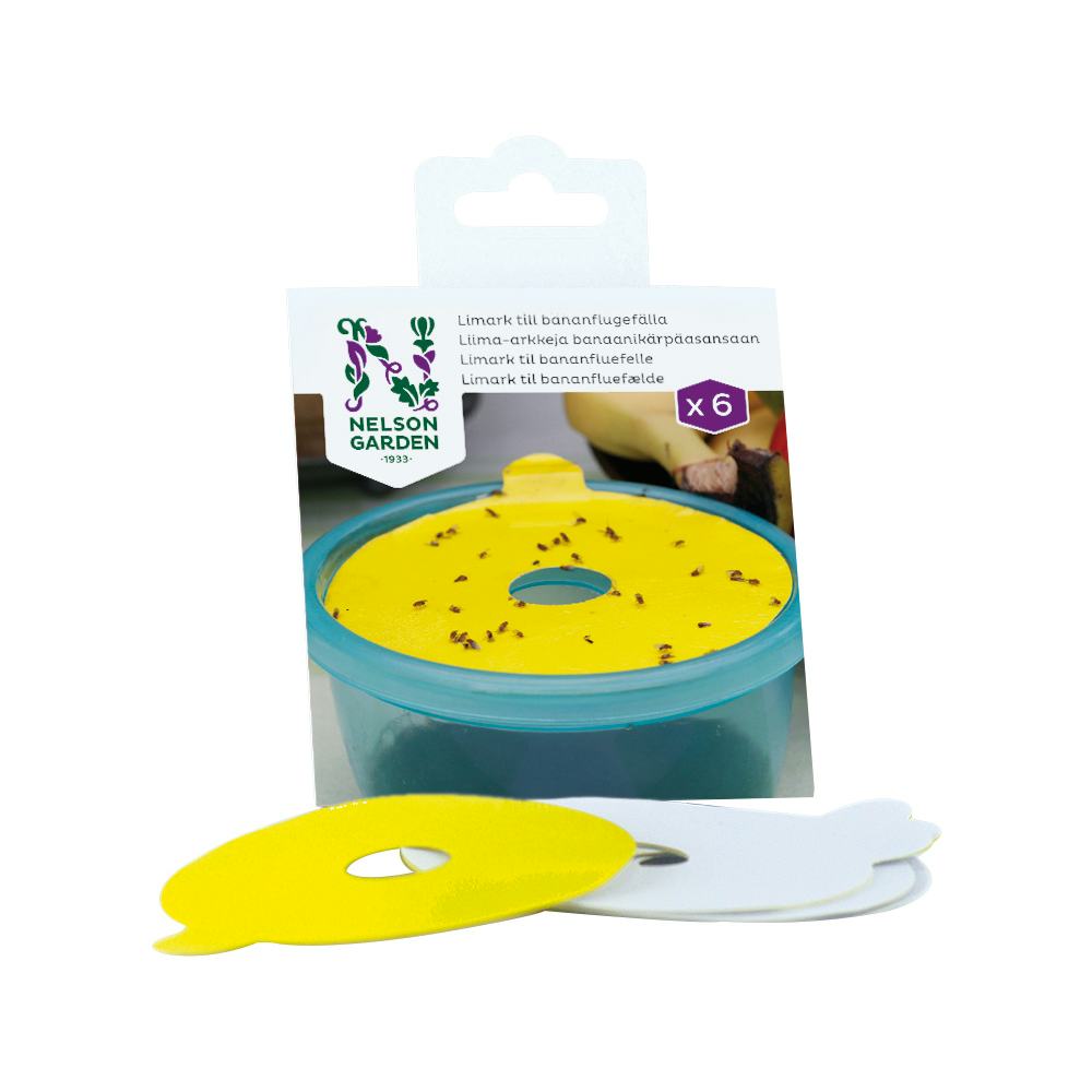 Bananflugefälla Nelson Garden Limark 6-pack