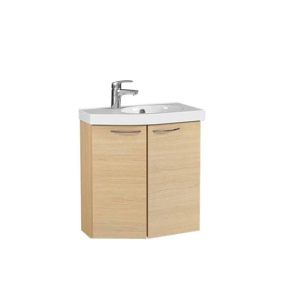 Tvättställsskåp Temal Mondo med Tvättställ och 2 Luckor