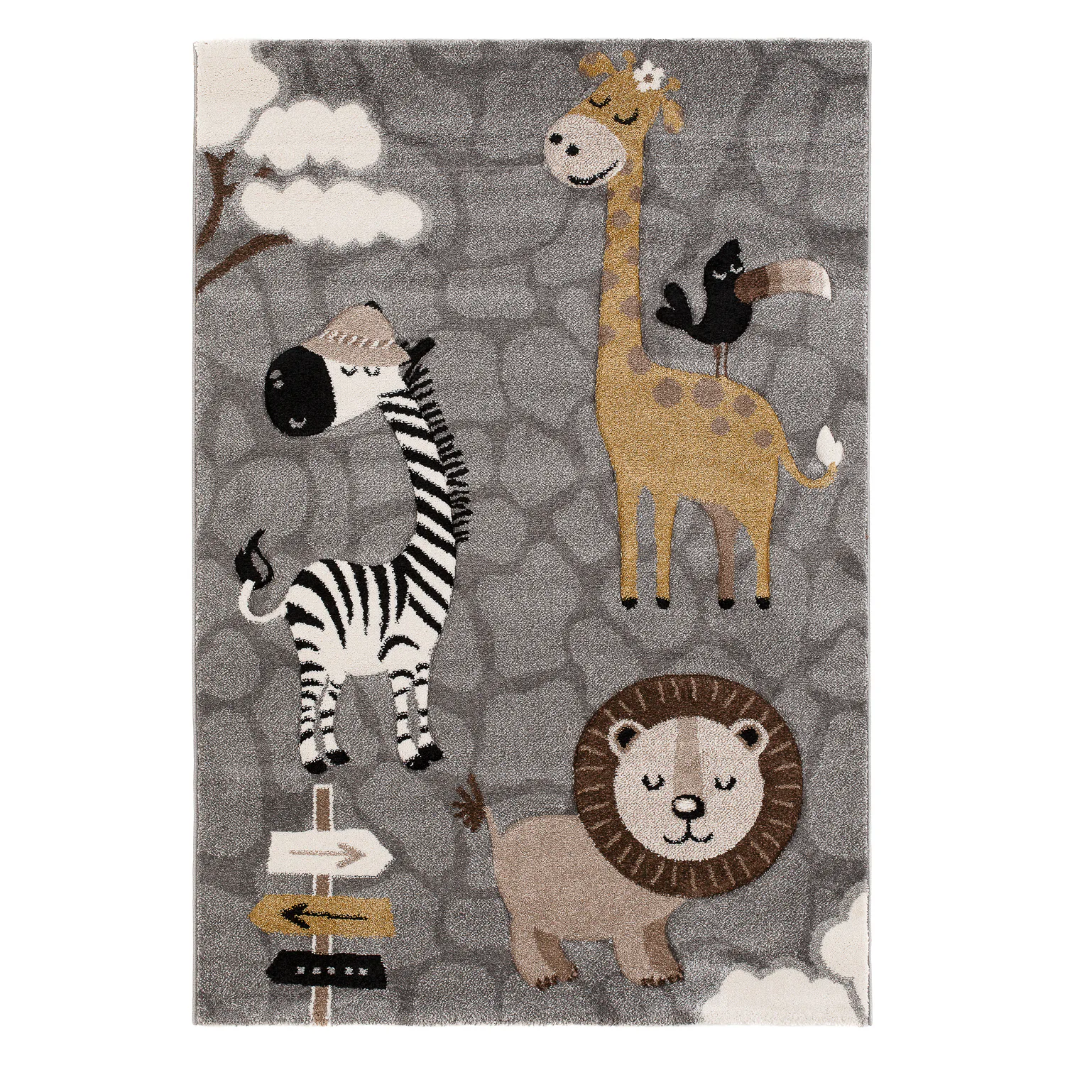 Friezematta KM Carpets Atlas Savannen