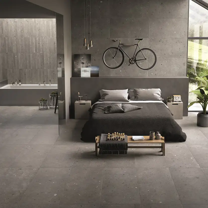 Klinker Lhådös Slite Antracit 60x60 cm