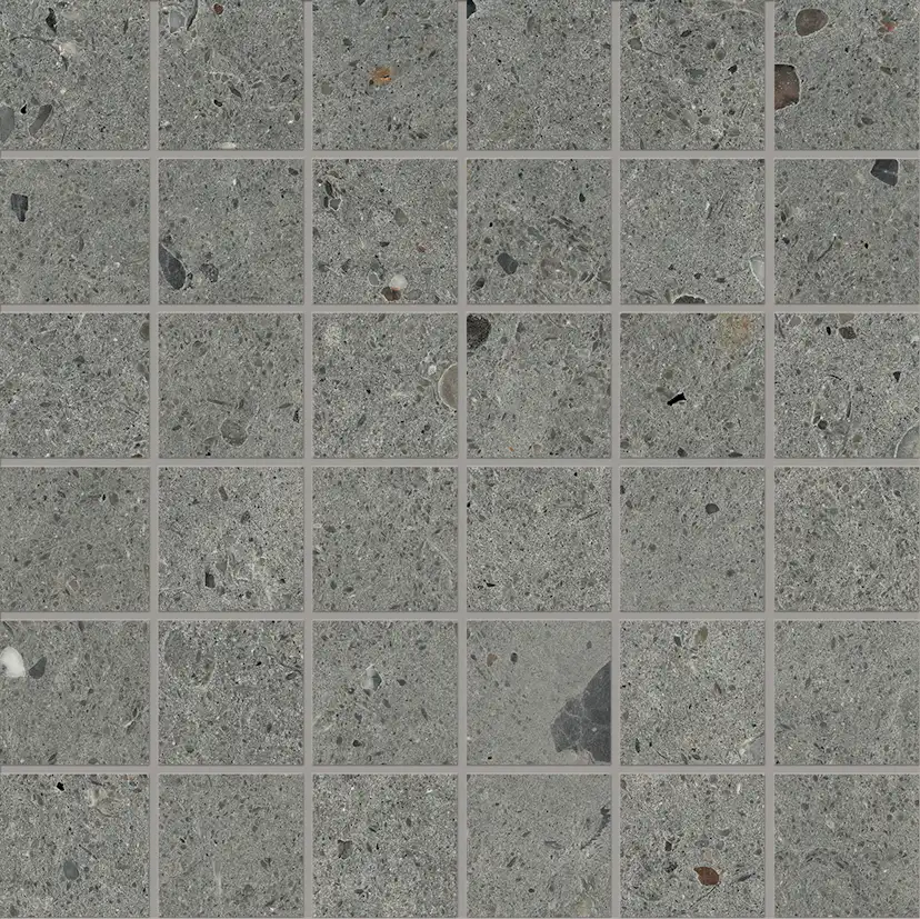 Mosaik Lhådös Slite antracite mosaik 5x5 cm