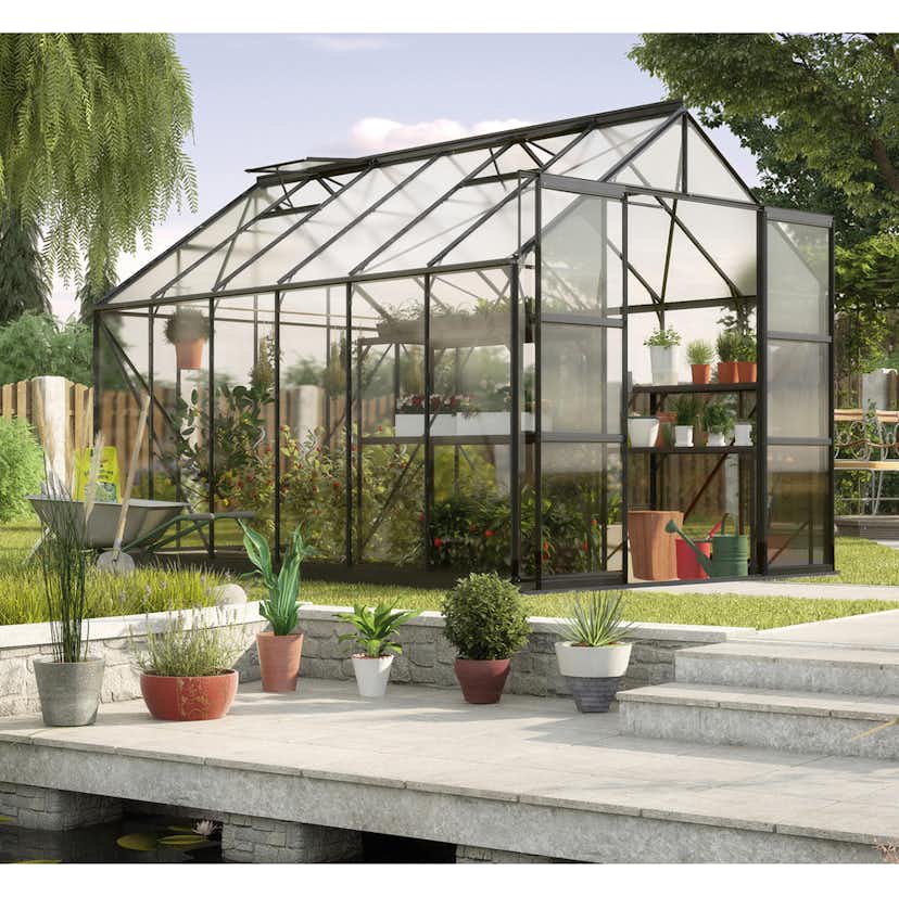 Växthus Vitavia Phoenix med Sockel