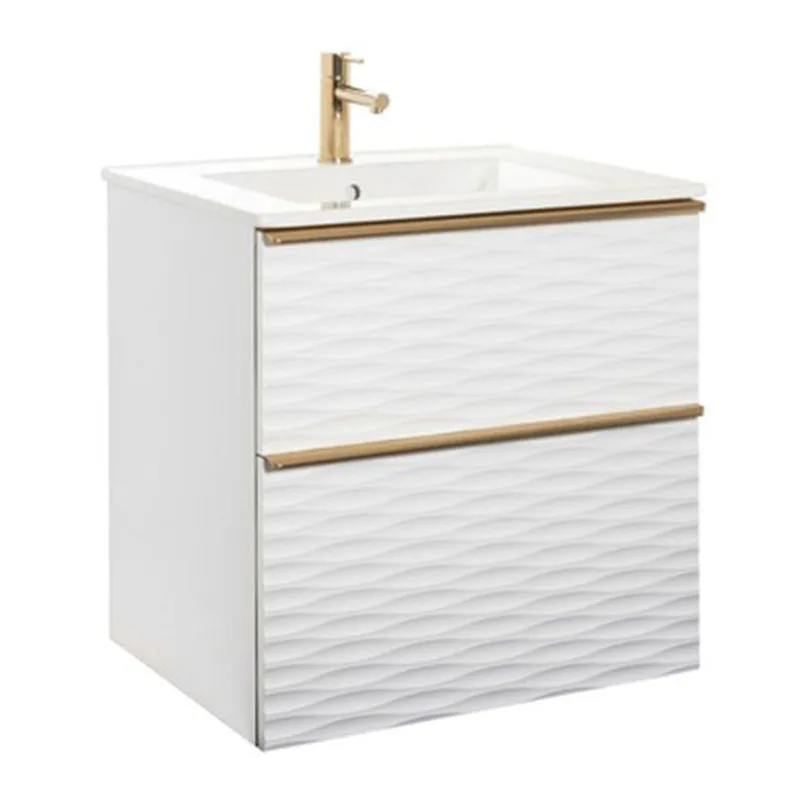 Tvättställsskåp Alterna Isella Aqua Wave med Ariella Tvättställ