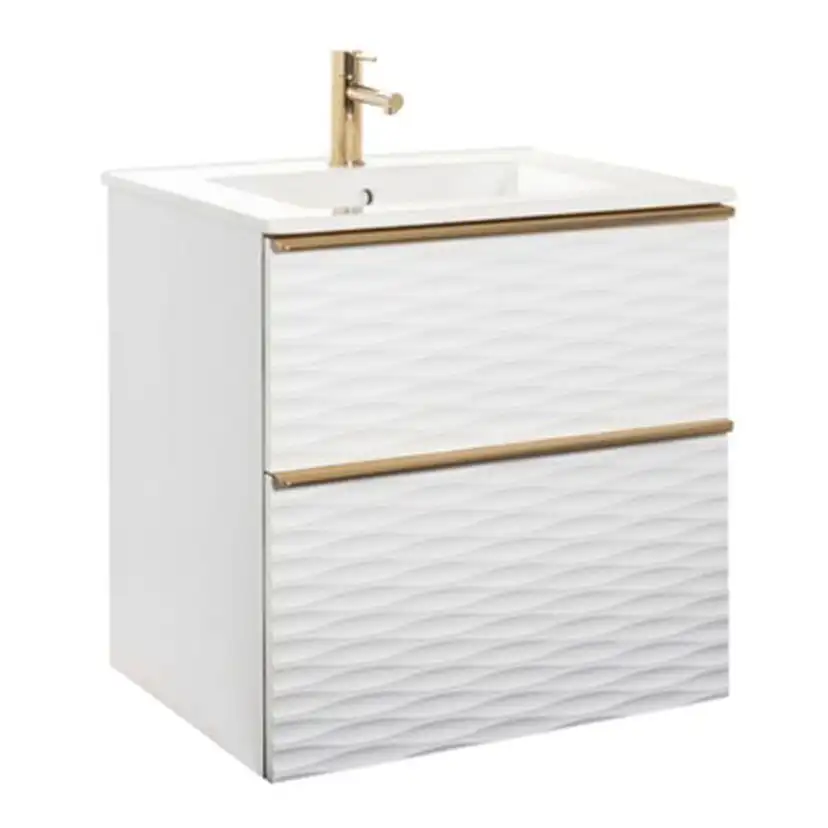 Tvättställsskåp Alterna Isella Aqua Wave med Ariella Tvättställ