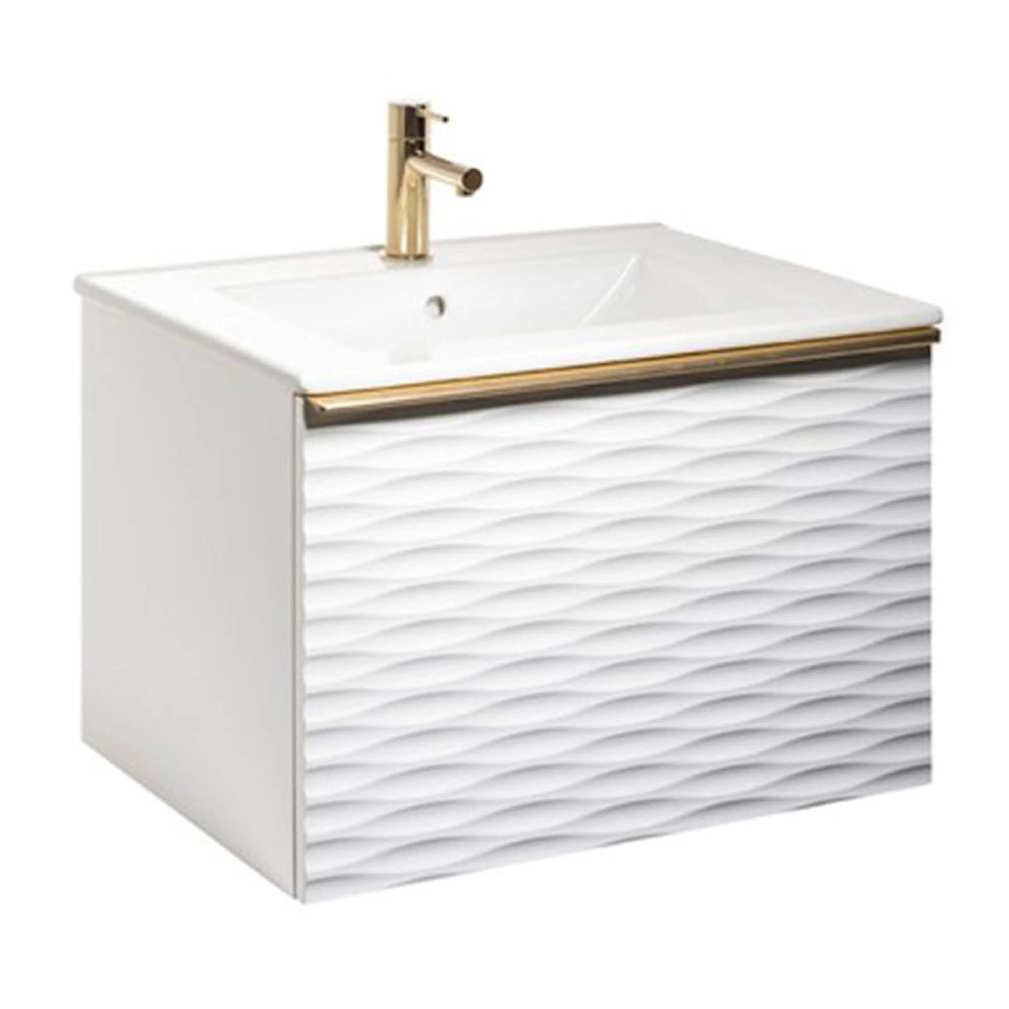 Tvättställsskåp Alterna Ella Aqua Wave med Ariella Tvättställ