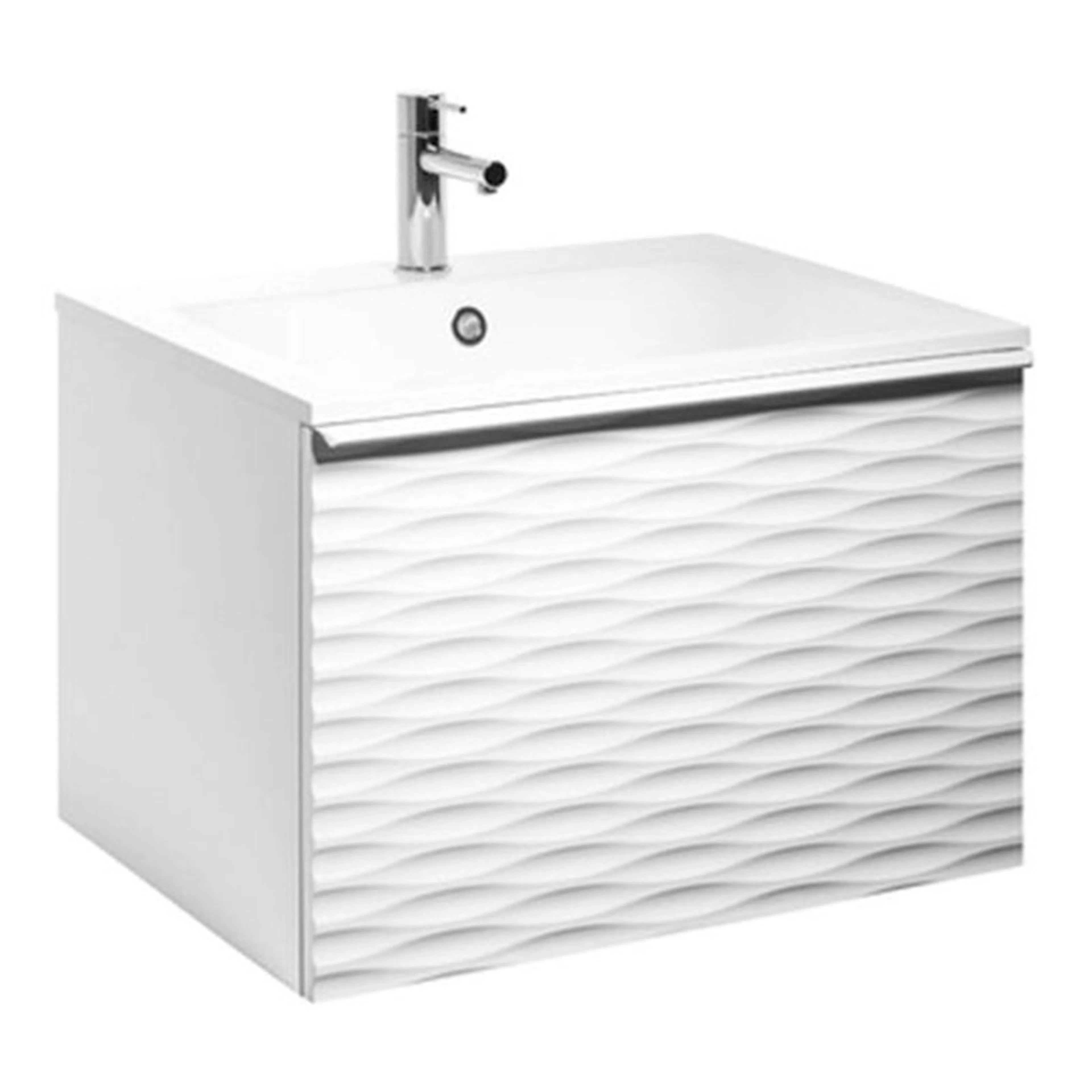 Tvättställsskåp Alterna Ella Aqua Wave med Ariella Tvättställ