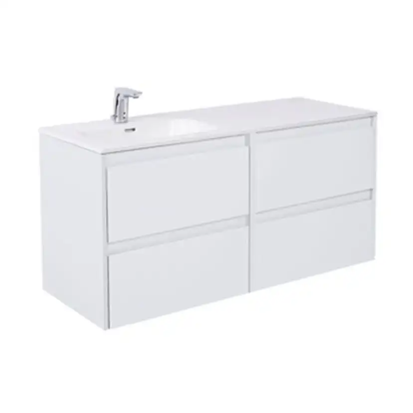 Tvättställsskåp Alterna Luxor med Porslin Tvättställ 120