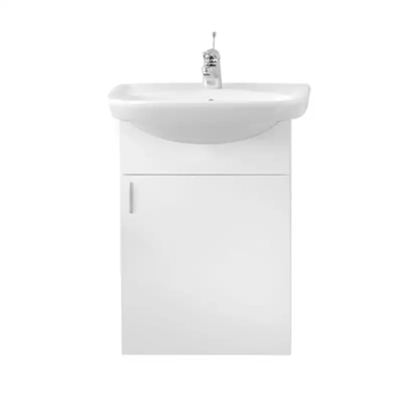 Tvättställsskåp Alterna Basic Aqua med Tvättställ