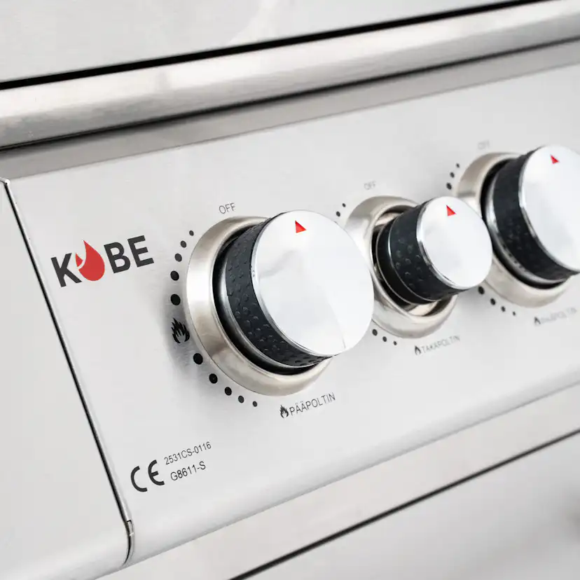 Gasolgrill Kobe 6+1+1 Rostfritt Stål