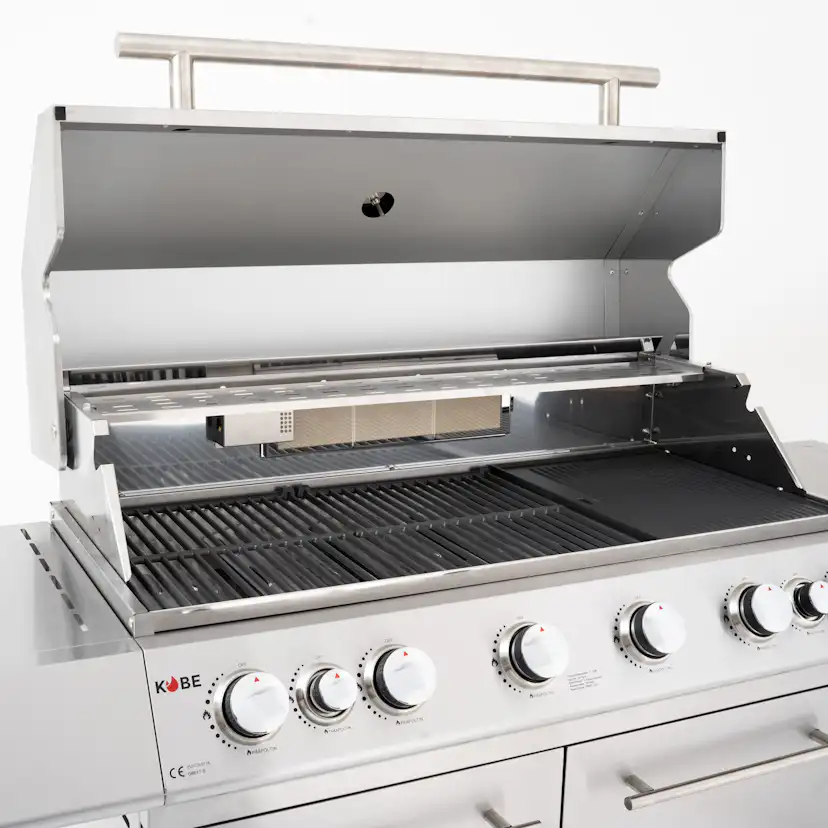 Gasolgrill Kobe 6+1+1 Rostfritt Stål