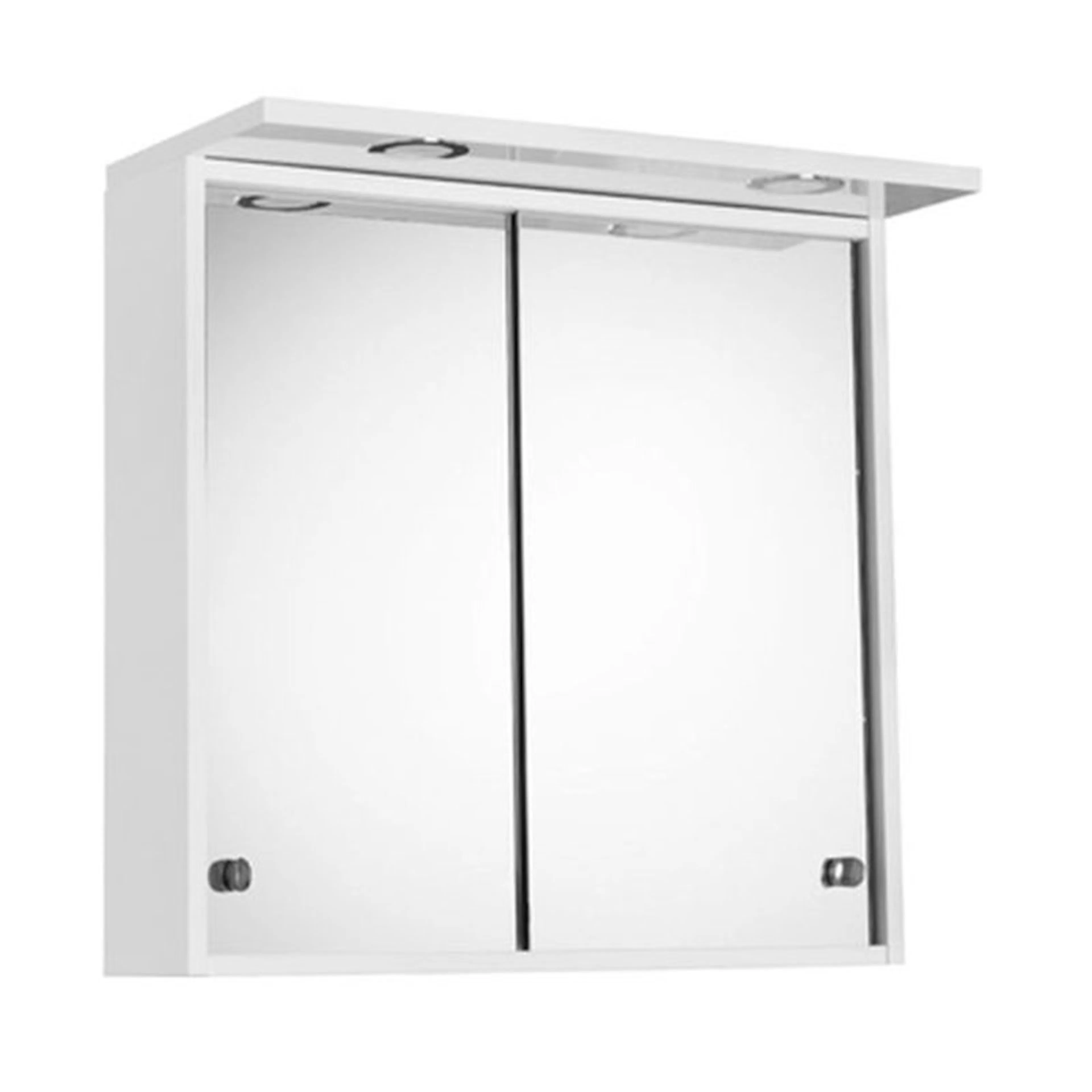 Spegelskåp Alterna Basic Aqua med Skjutdörrar