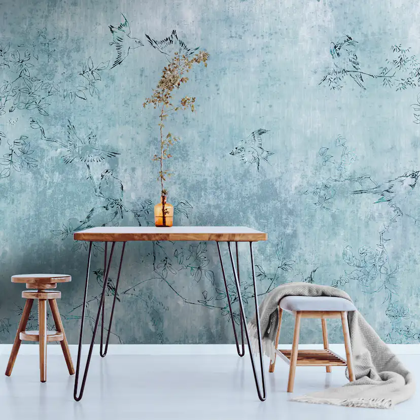 Fototapet Art For The Home Japenese Birds 280x186cm