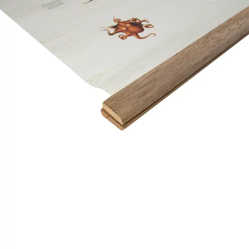 Hängande Affisch Art for the Home World Map Animals 70x100