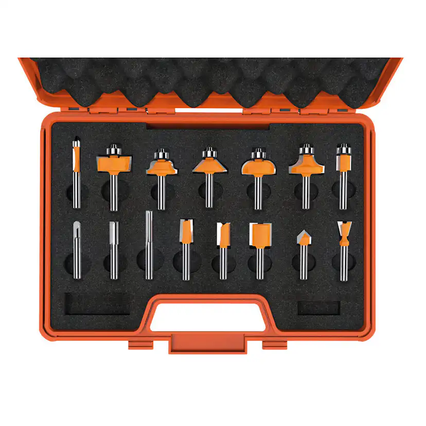 Frässet CMT Orange Tools 15 delar K8