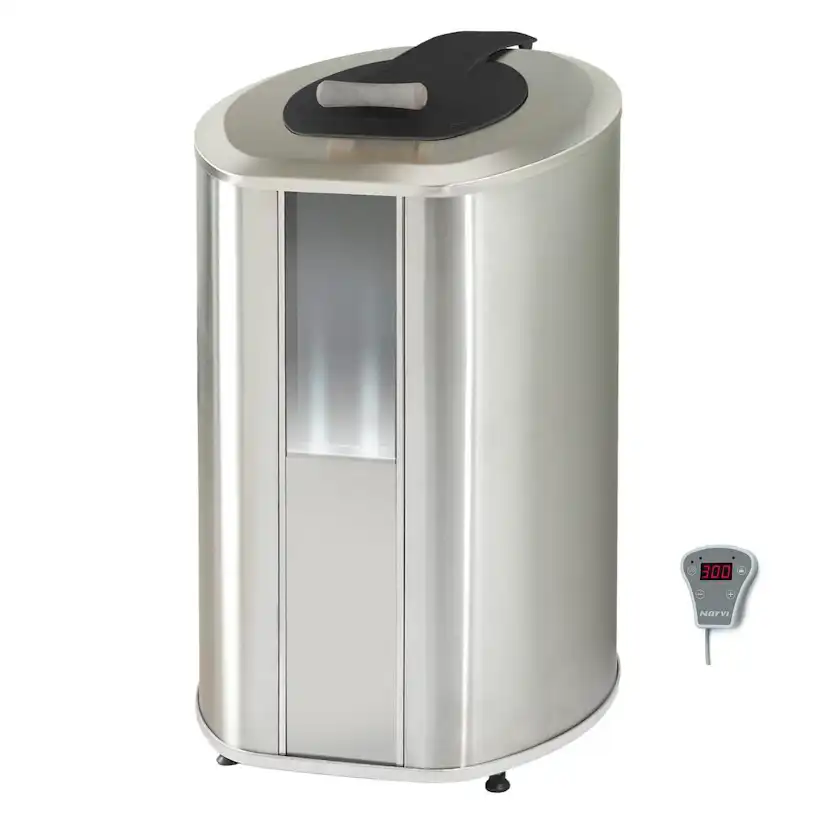 Bastuaggregat Narvi Steam Ready Rostfri med Separat Manöverpanel